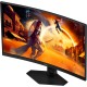 МОНИТОР 27" AOC C27G4ZXE Black (VA, изогнутый, 1920x1080, 280Hz, 0.3 ms, 178°/178°, 300 cd/m, 80M:1, +2xHDMI 2.0, +DP)
