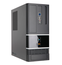 Корпус Slim Case InWin BK623  Black 400W 2*USB2.0+2*USB3.0 Audio mATX (6132049)