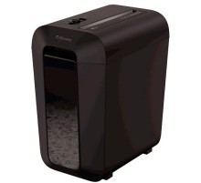 Шредер Fellowes PowerShred LX65 черный (секр.P-4)/перекрестный/10лист./22лтр./скрепки/скобы/пл.карты