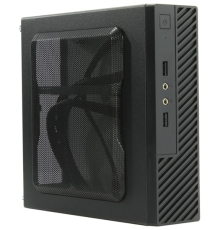Корпус Slim Case Powerman ME100S-BK front fan 4cm, 120W adapter, Mini ATX, VESA (6133715)