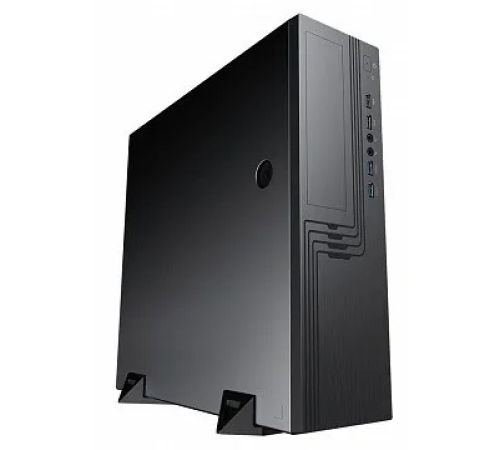 Корпус Slim Case Powerman EL555BK PM-300TFX 80+Bronze U3.0*2+U2*2+2*combo Audio; fan 9cm; intrusion switch (6143524)