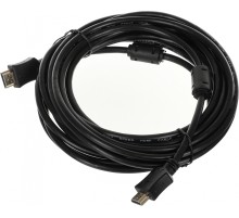 Кабель соединительный аудио-видео Premier 5-813 HDMI (m)/HDMI (m) 5м. феррит.кольца Позолоченные контакты черный