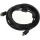 Кабель соединительный аудио-видео Premier 5-813 HDMI (m)/HDMI (m) 5м. феррит.кольца Позолоченные контакты черный
