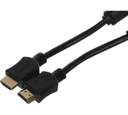 Кабель соединительный аудио-видео Premier 5-813 HDMI (m)/HDMI (m) 5м. феррит.кольца Позолоченные контакты черный Кабель соединительный аудио-видео Premier 5-813 HDMI (m)/HDMI (m) 5м. феррит.кольца Позолоченные контакты черный
