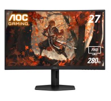 МОНИТОР 27" AOC C27G4ZXU Black с поворотом экрана (VA, изогнутый, 1920x1080, 280Hz, 0.3 ms, 178°/178°, 300 cd/m, 80M:1)