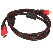 Кабель соединительный аудио-видео HDMI (m)/HDMI (m) 3м. феррит.кольца Позолоченные контакты черный (NO NAME)