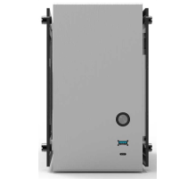 Корпус ZALMAN M2 MINI, MITX, ALUMINIUM, SILVER, WINDOWx2, RISER CARD, 2x3.5", 3x2.5", 1xUSB3.0, 1xUSB3.1 TYPE-C, TOP 1x80mm (M2 mini (Silver))