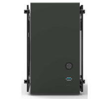 Корпус ZALMAN M2 MINI, MITX, ALUMINIUM, GRAY, WINDOWx2, RISER CARD, 2x3.5", 3x2.5", 1xUSB3.0, 1xUSB3.1 TYPE-C, TOP 1x80mm (M2 mini (Gray))