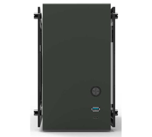 Корпус ZALMAN M2 MINI, MITX, ALUMINIUM, GRAY, WINDOWx2, RISER CARD, 2x3.5", 3x2.5", 1xUSB3.0, 1xUSB3.1 TYPE-C, TOP 1x80mm (M2 mini (Gray))