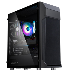 Корпус ZALMAN Z1 PLUS, ATX, BLACK, WINDOW, 1x5.25", 2x3.5", 3x2.5", 1xUSB2.0, 2xUSB3.0, FRONT 2x120mm, REAR 1x120mm (Z1 PLUS)