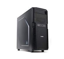 Корпус ZALMAN Z1, ATX, BLACK, 2x5.25", 4x3.5", 1x2.5", 2xUSB2.0, 1xUSB3.0, FRONT 1x120mm, REAR 1x120mm (Z1)