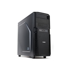 Корпус ZALMAN Z1, ATX, BLACK, 2x5.25", 4x3.5", 1x2.5", 2xUSB2.0, 1xUSB3.0, FRONT 1x120mm, REAR 1x120mm (Z1)