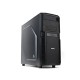 Корпус ZALMAN Z1, ATX, BLACK, 2x5.25", 4x3.5", 1x2.5", 2xUSB2.0, 1xUSB3.0, FRONT 1x120mm, REAR 1x120mm (Z1)