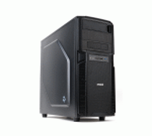 Корпус ZALMAN Z1, ATX, BLACK, 2x5.25", 4x3.5", 1x2.5", 2xUSB2.0, 1xUSB3.0, FRONT 1x120mm, REAR 1x120mm (Z1)