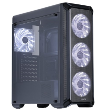 Корпус ZALMAN I3, ATX, BLACK, FRONT MESH, WINDOW, 2x3.5", 3x2.5", 2xUSB2.0, 1xUSB3.0, FAN CONTROLLER, FRONT 3x120mm, REAR 1x120mm (I3)