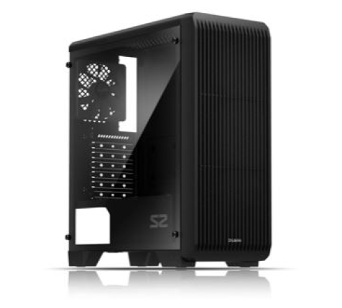 Корпус ZALMAN S2, ATX, BLACK, WINDOW, 2x3.5", 2x2.5", 2xUSB2.0, 1xUSB3.0, REAR 1x120mm (S2)