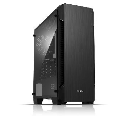 Корпус ZALMAN S3, ATX, BLACK, WINDOW, 2x3.5", 2x2.5", 2xUSB2.0, 1xUSB3.0, REAR 1x120mm (S3)