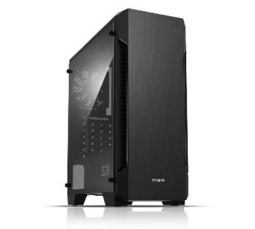 Корпус ZALMAN S3, ATX, BLACK, WINDOW, 2x3.5", 2x2.5", 2xUSB2.0, 1xUSB3.0, REAR 1x120mm (S3)