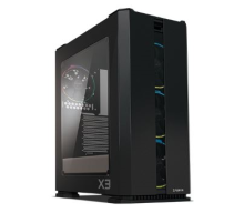 Корпус ZALMAN X3, ATX, BLACK, WINDOW, 2x3.5", 2x2.5", 2xUSB2.0, 2xUSB3.0, FRONT 3x120mm RGB, REAR 1x120mm RGB (X3 BLACK)