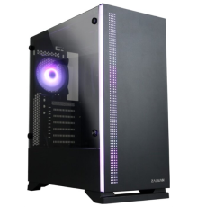 Корпус ZALMAN S5, ATX, BLACK, WINDOW, 2xCOMBO (3.5" or 2.5"), 4x2.5", 2xUSB2.0, 1xUSB3.0, FRONT 1x120mm, REAR 1x120mm RGB (S5 BLACK)