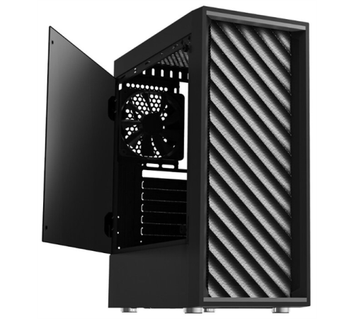 Корпус ZALMAN T7, ATX, BLACK, WINDOW, 2xCOMBO (3.5" or 2.5"), 4x2.5", 2xUSB2.0, 1xUSB3.0, FRONT 1x120mm, REAR 1x120mm (T7)
