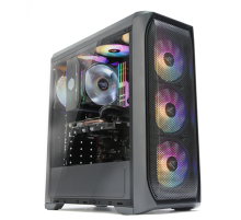 Корпус ZALMAN N5 MF, ATX, BLACK, WINDOW, 1x5.25", 4x3.5", 1x2.5", 2xUSB2.0, 1xUSB3.0, FRONT 3x120mm RGB, REAR 1x120mm RGB (N5 MF)