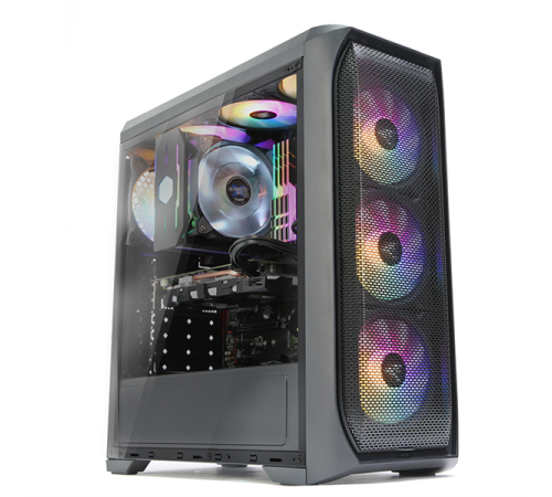 Корпус ZALMAN N5 MF, ATX, BLACK, WINDOW, 1x5.25", 4x3.5", 1x2.5", 2xUSB2.0, 1xUSB3.0, FRONT 3x120mm RGB, REAR 1x120mm RGB (N5 MF)