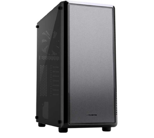 Корпус ZALMAN S4, ATX, BLACK, WINDOW, 1x5.25", 4x3.5", 1x2.5", 2xUSB2.0, 1xUSB3.0, FRONT 1x120mm, REAR 1x120mm (S4)
