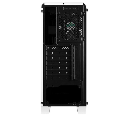 Корпус Aerocool Cylon White, ATX, без БП, RGB-подсветка, окно, картридер, 1x USB 3.0 + 2x USB 2.0, 1х120-мм вентилятор в комплекте (Cylon White)
