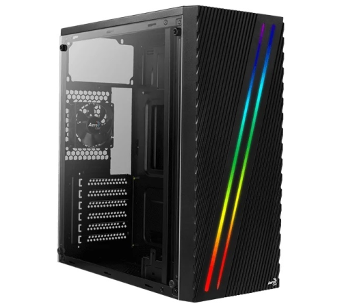 Корпус Aerocool Streak (ATX, без БП, 1x USB3.0, 2x USB2.0, RGB-подсветка) (Streak)