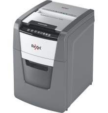Шредер Rexel Optimum AutoFeed 100M черный с автоподачей (секр.P-5)/фрагменты/100лист./34лтр./скрепки/скобы/пл.карты