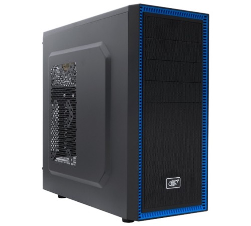 Корпус Deepcool TESSERACT BF (one black fan) без БП, черный, ATX (TESSERACT BF)