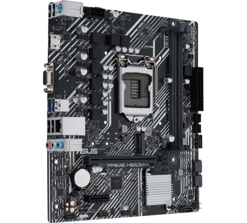 Материнская плата Asus PRIME H510M-K Soc-1200 Intel H510 2xDDR4 mATX AC`97 8ch(7.1) GbLAN+VGA+HDMI