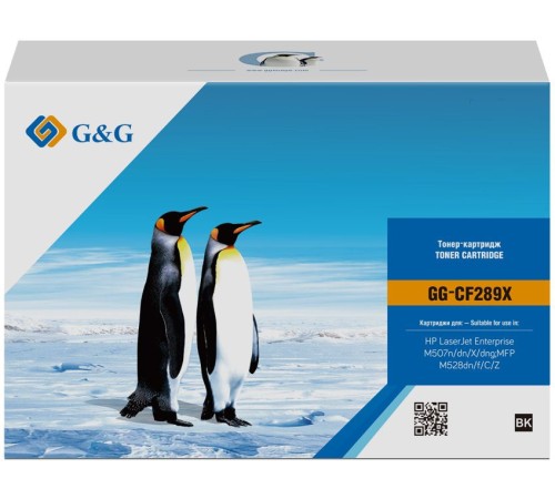 Картридж лазерный G&G GG-CF289X (есть ограничения по прошивке) черный (10000стр.) для HP LJ M507/MFP M528