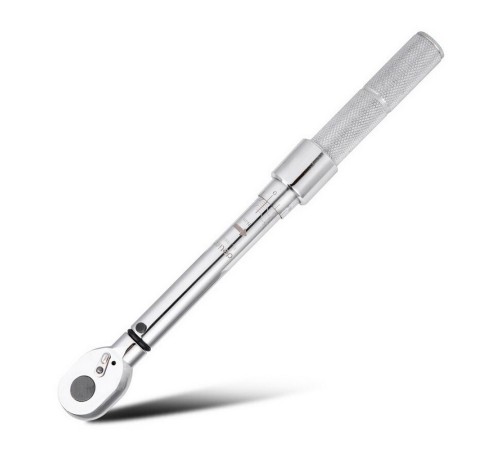 Ключ Deli Динамометрический ключ предельный Deli DL170025  5-25Нм, 3/8", головка Cr-Mo, 72 зуба, точность +/- 3%, противоскользящая рукоятка, кейс