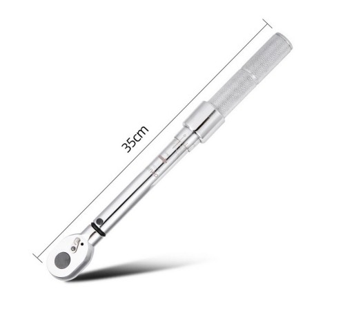 Ключ Deli Динамометрический ключ предельный Deli DL170025  5-25Нм, 3/8", головка Cr-Mo, 72 зуба, точность +/- 3%, противоскользящая рукоятка, кейс