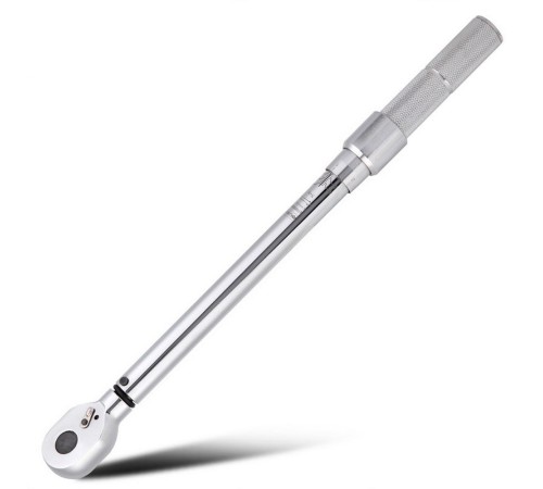 Ключ Deli Динамометрический ключ предельный Deli DL170050  10-50Нм, 3/8", головка Cr-Mo, 72 зуба, точность +/- 3%, противоскользящая рукоятка, кейс