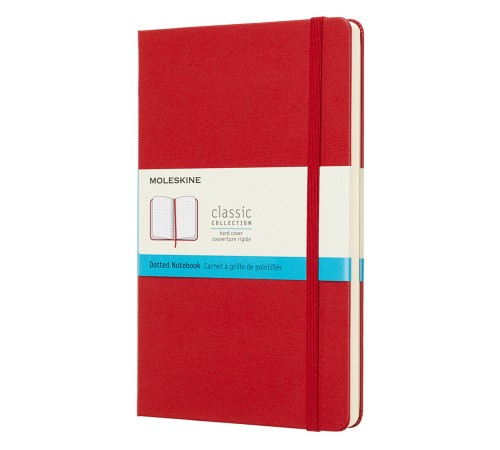 Блокнот Moleskine CLASSIC QP066F2 Large 130х210мм 240стр. пунктир твердая обложка красный Блокнот Moleskine CLASSIC QP066F2 Large 130х210мм 240стр. пунктир твердая обложка красный
