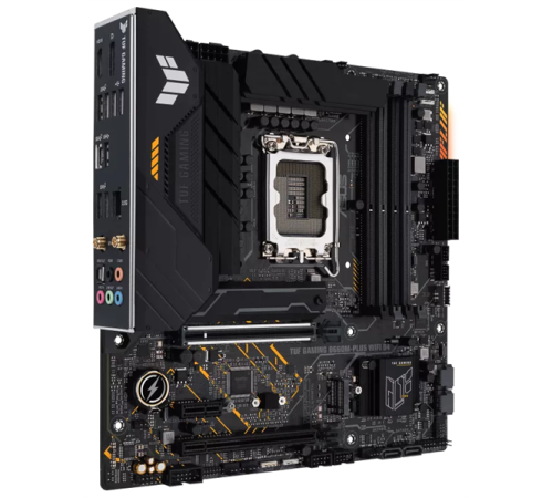 Материнская плата ASUS TUF GAMING B660M-PLUS WIFI D4, LGA1700, B660, 4*DDR4, DP+HDMI, CrossFireX, SATA3 + RAID, Audio, Gb LAN, USB 3.2*6, USB 2.0*6, COM*1 header (w/o cable), mATX ; 90MB1930-M0EAY0 (TUF GAMING B660M-PLUS WIFI D4)