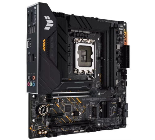 Материнская плата ASUS TUF GAMING B660M-PLUS D4, LGA1700, B660, 4*DDR4, DP+HDMI, , SATA3 + RAID, Audio, Gb LAN, USB 3.2*6, USB 2.0*6, COM*1 header (w/o cable), mATX;90MB1940-M0EAY0 (TUF GAMING B660M-PLUS D4)