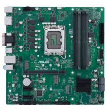 Материнская плата ASUS PRO B660M-C D4-CSM, LGA1700, B660, 4*DDR4, DPx2, HDMIx1, SATA3 + RAID, Audio, Gb LAN, USB 3.2*6, USB 2.0*6, mATX; 90MB19B0-M0EAYC (PRO B660M-C D4-CSM)
