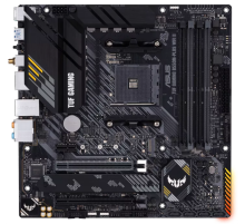 Материнская плата ASUS TUF GAMING B550M-PLUS WIFI II, Socket AM4, B550, 4*DDR4, HDMI+DP, CrossFireX, SATA3 + RAID, Audio, 2,5Gb LAN, USB 3.2*8, USB 2.0*6, COM*1 header (w/o cable) mATX ; 90MB19Y0-M0EAY0 (TUF GAMING B550M-PLUS WIFI II)