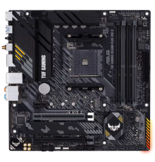 Материнская плата ASUS TUF GAMING B550M-PLUS WIFI II, Socket AM4, B550, 4*DDR4, HDMI+DP, CrossFireX, SATA3 + RAID, Audio, 2,5Gb LAN, USB 3.2*8, USB 2.0*6, COM*1 header (w/o cable) mATX ; 90MB19Y0-M0EAY0 (TUF GAMING B550M-PLUS WIFI II)