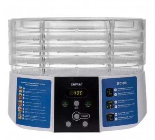 Сушилка для овощей и фруктов ZFD1005 WHITE ZELMER