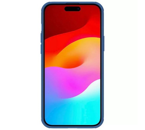 Чехол Super Frosted Shield Pro, синий, (AP IP15 Plus)