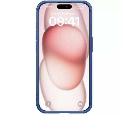 Чехол Super Frosted Shield Pro, синий, (AP IP15 Pro)