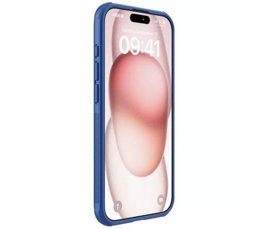 Чехол Super Frosted Shield Pro, синий, (AP IP15 Pro)