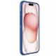 Чехол Super Frosted Shield Pro, синий, (AP IP15 Pro)