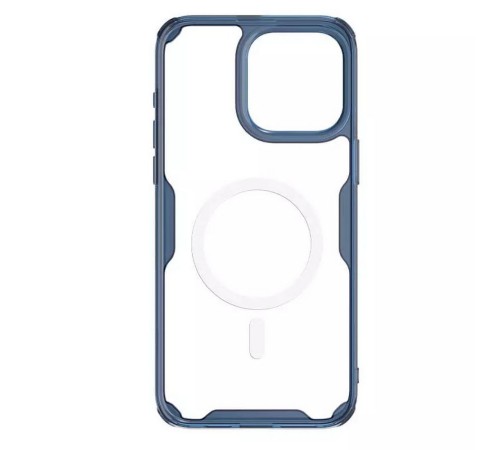 Чехол Nature TPU Pro Magnetic Case, Blue, (AP IP15 Pro Max)