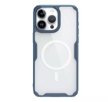 Чехол Nature TPU Pro Magnetic Case, Blue, (AP IP15 Pro Max)